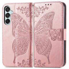 Чохол UniCase Butterfly Pattern для Samsung Galaxy M15 (M156) - Rose Gold