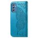 Чохол UniCase Butterfly Pattern для Samsung Galaxy M52 (M526) - Blue