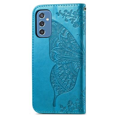 Чехол UniCase Butterfly Pattern для Samsung Galaxy M52 (M526) - Blue