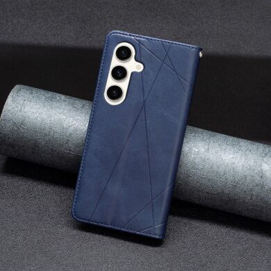 Чехол UniCase Geometric Pattern для Samsung Galaxy S24 FE (S721) - Blue