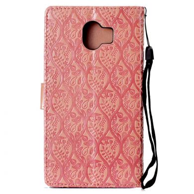 Чехол UniCase Leaf Wallet для Samsung Galaxy J4 2018 (J400) - Pink