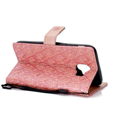 Чехол UniCase Leaf Wallet для Samsung Galaxy J4 2018 (J400) - Pink