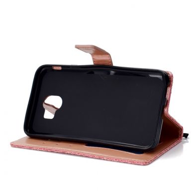 Чехол UniCase Leaf Wallet для Samsung Galaxy J4 2018 (J400) - Pink