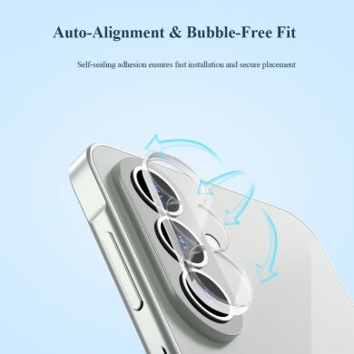 Комплект защитных стекол на камеру LEREACH Camera Lens Protector для Samsung Galaxy A37 (A376) - Black
