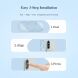 Комплект защитных стекол на камеру LEREACH Camera Lens Protector для Samsung Galaxy A37 (A376) - Black. Фото 8 из 10