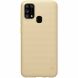 Пластиковый чехол NILLKIN Frosted Shield для Samsung Galaxy M31 (M315) - Gold. Фото 1 из 14