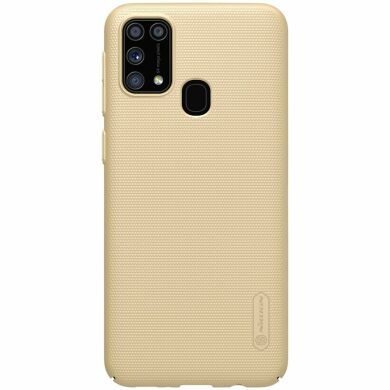 Пластиковый чехол NILLKIN Frosted Shield для Samsung Galaxy M31 (M315) - Gold