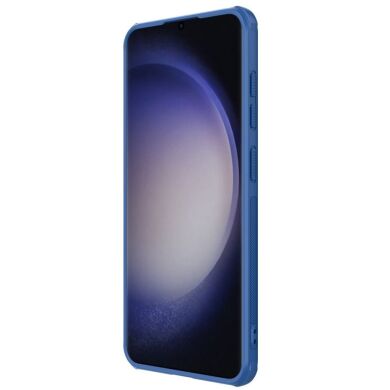 Пластиковый чехол NILLKIN Frosted Shield Pro для Samsung Galaxy S24 - Blue