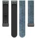 Ремешок Deexe Camo Silicone для часов с шириной крепления 22мм - Dark Blue. Фото 5 из 10