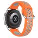 Ремінець Deexe Dual Color для Samsung Galaxy Watch 3 (41mm) - Orange / Grey