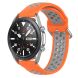 Ремінець Deexe Dual Color для Samsung Galaxy Watch 3 (41mm) - Orange / Grey