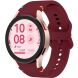 Ремінець Deexe Elino Strap для Samsung Galaxy Watch 4 / 5 / 6 / 7 / FE (40mm) - Wine Red