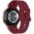 Ремешок Deexe Elino Strap для Samsung Galaxy Watch 4 / 5 / 6 / 7 / FE (40mm) - Wine Red