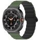 Ремешок Deexe Magnetic Strap для Samsung Galaxy Watch Ultra (47mm) - Army Green / Black. Фото 2 из 7