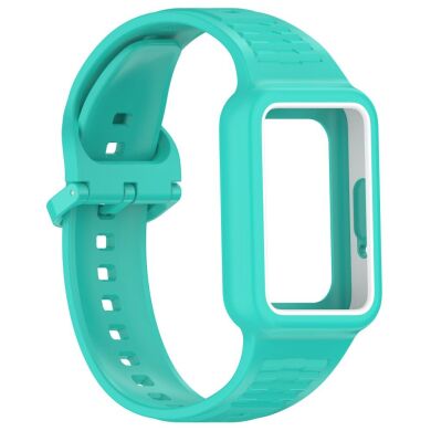 Ремешок Deexe Prime Strap для Samsung Galaxy Fit 3 - Cyan