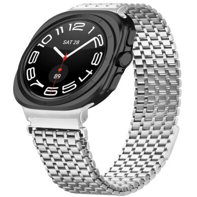 Ремінець Deexe Pulsar для Samsung Galaxy Watch Ultra (2025) - Silver