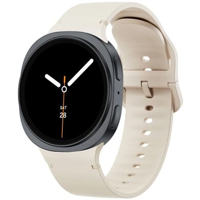 Ремешок Deexe Soft Silicone для Samsung Galaxy Watch 8 (40/44mm) / 8 Classic - Starlight