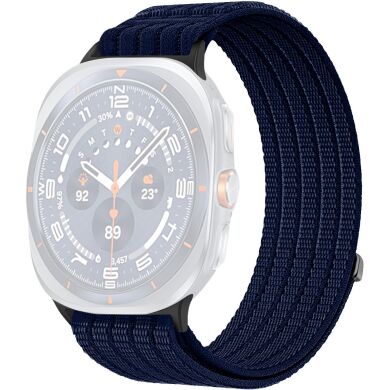Ремешок Deexe Soft Weave для Samsung Galaxy Watch Ultra (47mm) / Ultra (2025) - Navy Blue