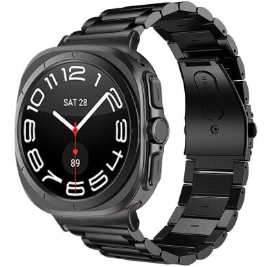 Ремешок Deexe Stainless Steel для Samsung Galaxy Watch 8 (40/44mm) / 8 Classic / Ultra (2025) - Black