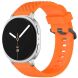 Ремешок KALEBOL Tire Pattern для Samsung Galaxy Watch 8 (40/44mm) / 8 Classic - Orange. Фото 2 из 5