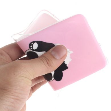 Силиконовый (TPU) чехол Deexe Life Style для Samsung Galaxy A7 2018 (A750) - Cute Panda