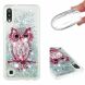 Силіконовий (TPU) чохол Deexe Liquid Glitter для Samsung Galaxy A10 (A105) - Owl