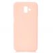 Силіконовий (TPU) чохол Deexe Matte Case для Samsung Galaxy J6+ (J610) - Pink