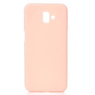 Силіконовий (TPU) чохол Deexe Matte Case для Samsung Galaxy J6+ (J610) - Pink