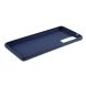 Силиконовый (TPU) чехол Deexe Matte Case для Samsung Galaxy S20 FE (G780) - Dark Blue. Фото 6 из 6