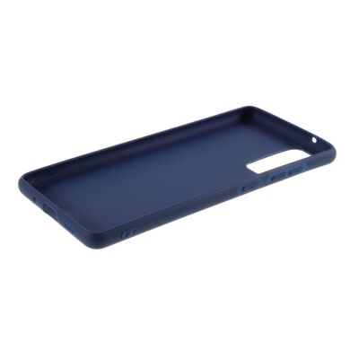 Силиконовый (TPU) чехол Deexe Matte Case для Samsung Galaxy S20 FE (G780) - Dark Blue