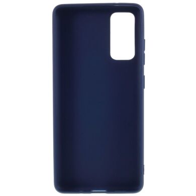 Силіконовий (TPU) чохол Deexe Matte Case для Samsung Galaxy S20 FE (G780) - Dark Blue
