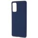 Силиконовый (TPU) чехол Deexe Matte Case для Samsung Galaxy S20 FE (G780) - Dark Blue. Фото 2 из 6