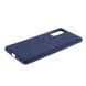 Силиконовый (TPU) чехол Deexe Matte Case для Samsung Galaxy S20 FE (G780) - Dark Blue. Фото 4 из 6