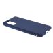 Силиконовый (TPU) чехол Deexe Matte Case для Samsung Galaxy S20 FE (G780) - Dark Blue. Фото 5 из 6
