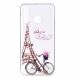 Силиконовый (TPU) чехол Deexe Pretty Glossy для Samsung Galaxy A20s (A207) - Eiffel Tower and Bicycle. Фото 2 из 7