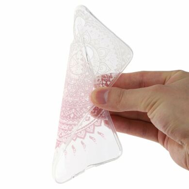 Силіконовий (TPU) чохол Deexe Pretty Glossy для Samsung Galaxy A30 (A305) - Pink Flower