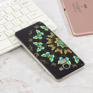 Силіконовий (TPU) чохол Deexe Pretty Glossy для Samsung Galaxy J6 2018 (J600) - Colorized Butterfly