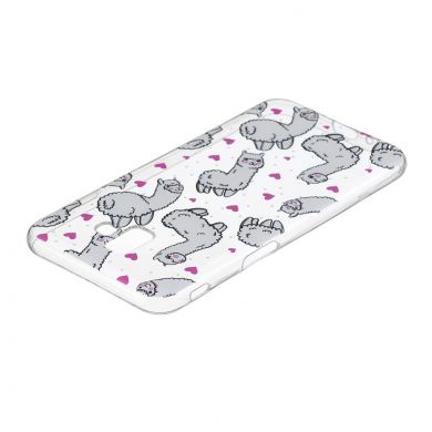 Силіконовий (TPU) чохол Deexe Pretty Glossy для Samsung Galaxy J6+ (J610) - Alpacas
