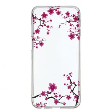 Силіконовий (TPU) чохол Deexe Pretty Glossy для Samsung Galaxy J6+ (J610), Plum Blossom