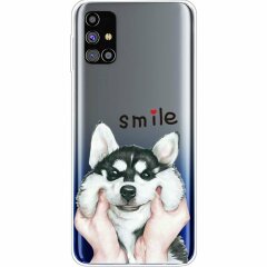 Силіконовий (TPU) чохол Deexe Pretty Glossy для Samsung Galaxy M31s (M317) - Dog