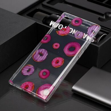 Силіконовий (TPU) чохол Deexe Pretty Glossy для Samsung Galaxy Note 10+ (N975) - Doughnut