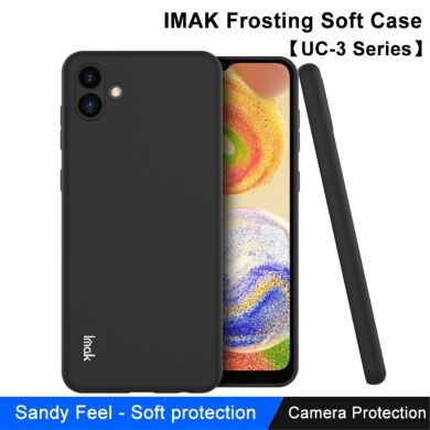 Силиконовый (TPU) чехол IMAK UC-3 Series для Samsung Galaxy A04 (A045) - Black
