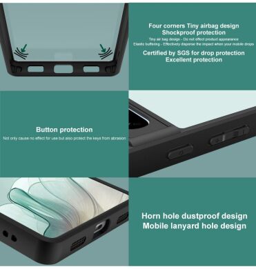 Силиконовый (TPU) чехол IMAK UX-9A Series для Samsung Galaxy S25 Edge (S937) - Black