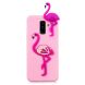 Силіконовий (TPU) чохол UniCase 3D Cartoon Pattern для Samsung Galaxy A6+ 2018 (A605) - Flamingo