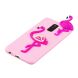Силіконовий (TPU) чохол UniCase 3D Cartoon Pattern для Samsung Galaxy A6+ 2018 (A605) - Flamingo