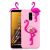 Силиконовый (TPU) чехол UniCase 3D Cartoon Pattern для Samsung Galaxy A6+ 2018 (A605) - Flamingo