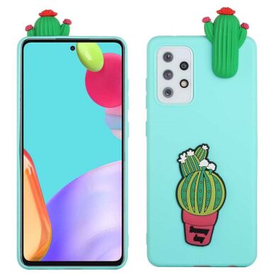 Силіконовий (TPU) чохол UniCase 3D Cartoon Pattern для Samsung Galaxy A72 (А725) - Cactus