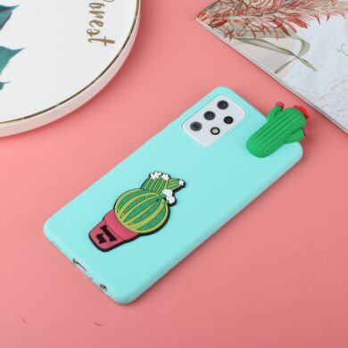 Силіконовий (TPU) чохол UniCase 3D Cartoon Pattern для Samsung Galaxy A72 (А725) - Cactus