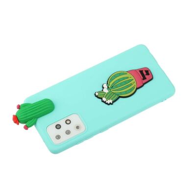 Силиконовый (TPU) чехол UniCase 3D Cartoon Pattern для Samsung Galaxy A72 (А725) - Cactus