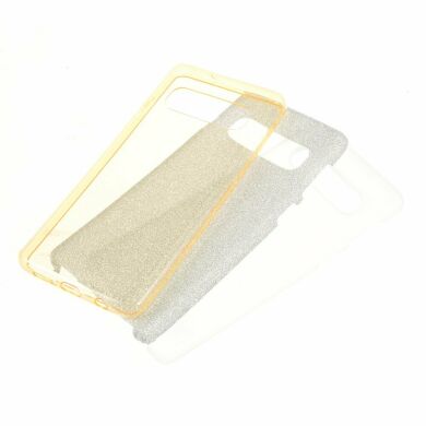 Силіконовий (TPU) чохол UniCase Glitter Cover для Samsung Galaxy S10 (G973), Gold